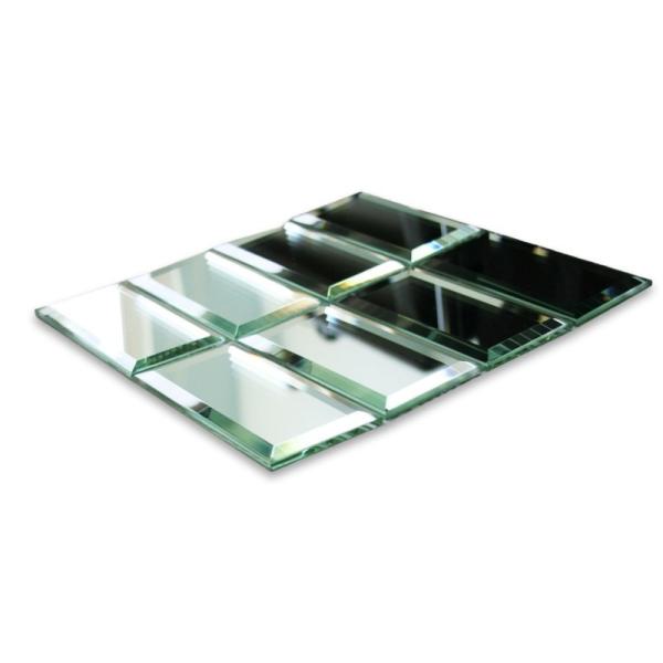 4.0mm Flat Polished Edge Work Simple Style Silver Sheet Glass Mirror Aluminum Mirror Glass