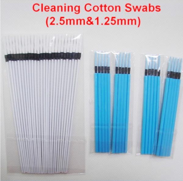 1.25mm 2.5mm Cleaning Cotton Swab 10pcs / 25pcs Per Package