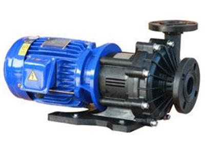 Magnetic Pump For Chemical Filtration Systems Plating Solution PVDF 5HP Inlet / Outlet 2 X 1.5