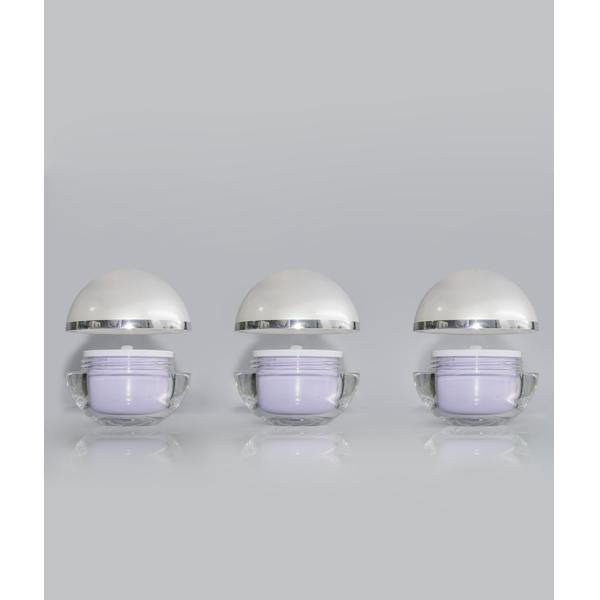 Frasco de creme acrílico redondo 15ml 30ml   50ml