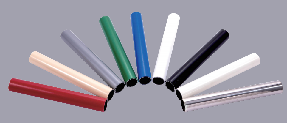 Steel Plastic Composite Plated Lean Pipe For Heavy Duty Rack Work Bench Hand Trolley Assembly With Anti-Corrosion Features