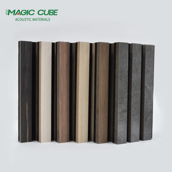 Competitive Price wall panels MDF akupanel wood slatted wall acoustic felt panels for interior decoration Wall And Ceiling