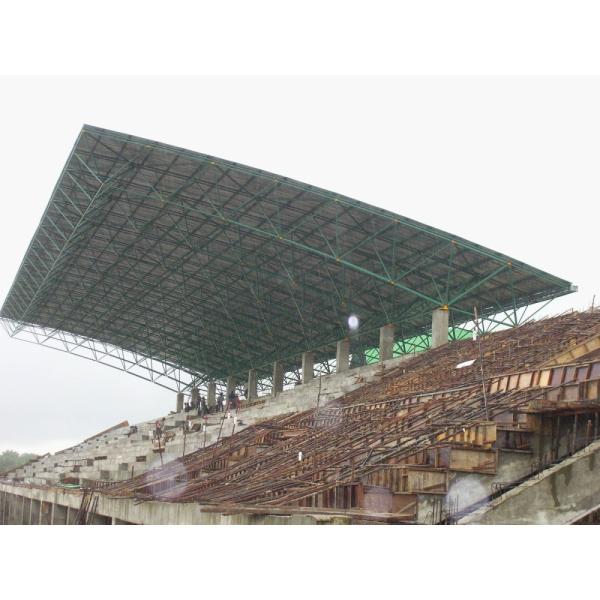 Modern Design Prefabricated Metal Space Frame Building para o Estádio Wide Span do Armazém