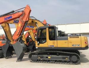 Orange Excavateur XCMG utilisé XE215C Excavateurs Kobelco d'occasion