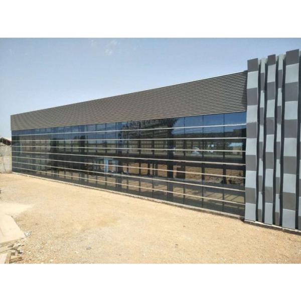 SM490 Grade Industrial Prefabricated Steel Structure Warehouse Durable