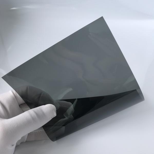 Bright Black Car Window Metallic Tint Film90%IRR UV Blocking