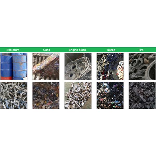 Pet Pvc Plastic Crusher Machine Scrap Metal Shredders Double Shaft Shredder Machine/ Carton Tyre Shredder