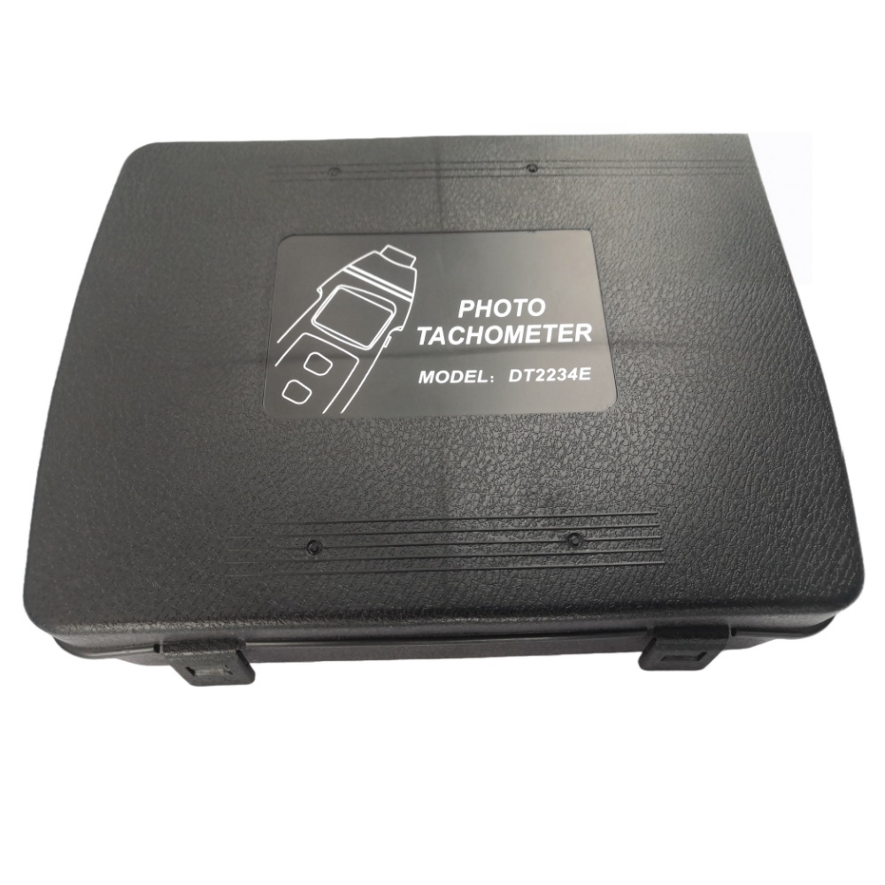 DT2234E Digital Tachometer with 2.5-99999rpm Range Non-Contact Measurement and 5-Digit LCD Display