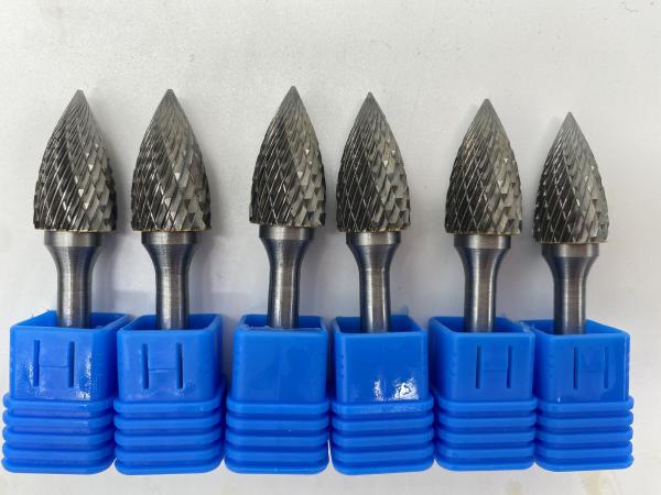 Borras rotativas de carburo de tungstênio para escultura de carpintaria 1/4 de polegada