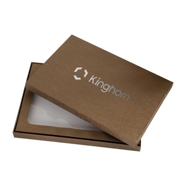 Os aviões de empacotamento reciclados de Brown da caixa da camisa das caixas de presente de papel encaixotam o logotipo da impressão