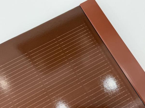 Flat BIPV Roof Tiles 35W / 87W Glass Flat Solar Photovoltaic Tiles Roofing System