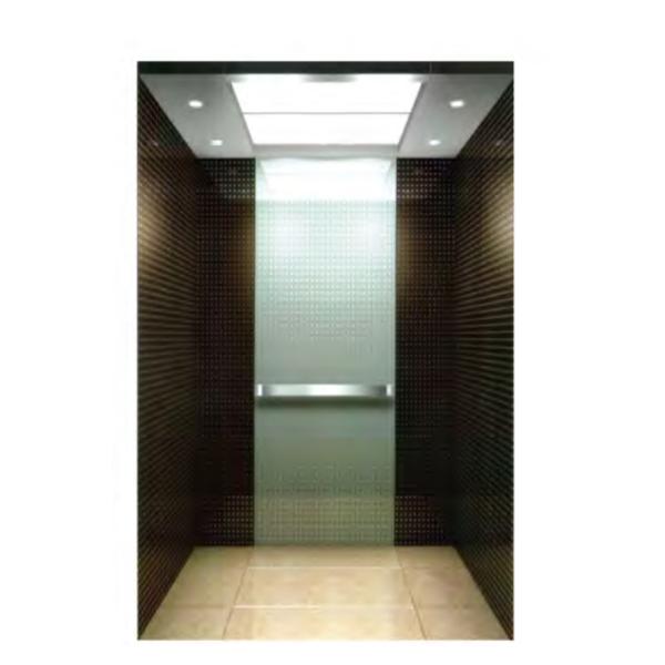 Пол PVC вытравляя украшение кабины подъема лифта нержавеющей стали