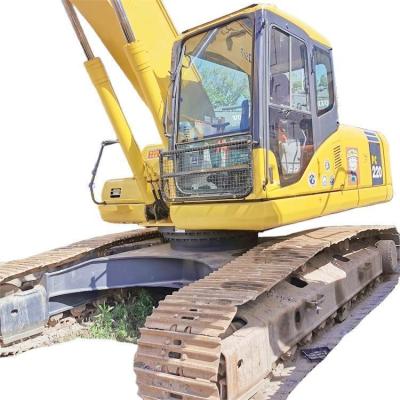 Melhor 20T de segunda mão KOMATSU Crawler Excavator PC220 PC210 PC200 com motor Cummins