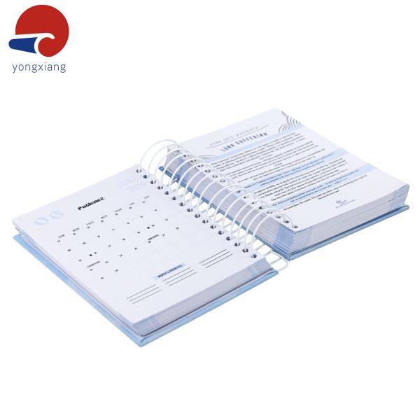 Multifunctional Custom Planner Printing Eco Friendly Spiral Binding Notebooks Lightweight