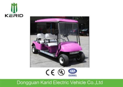 O rosa verde da energia colore 4 carrinhos de golfe elétricos 48V Curtis Controller Electric Transportation Car de Seater