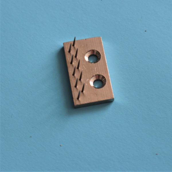 No estándares de acabado textil piezas de la máquina de ajuste Stenter Pin Bar tamaño personalizado cobre V3m aguja