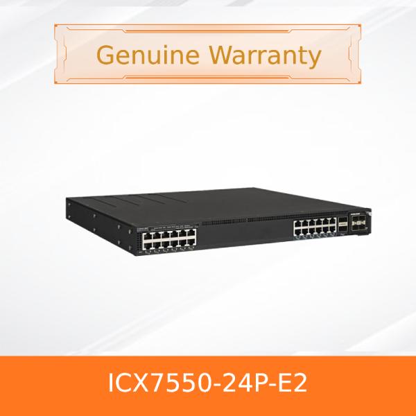 Switch de red de gestión Ruckus ICX7550-24P-E2 Switch empresarial de alto rendimiento