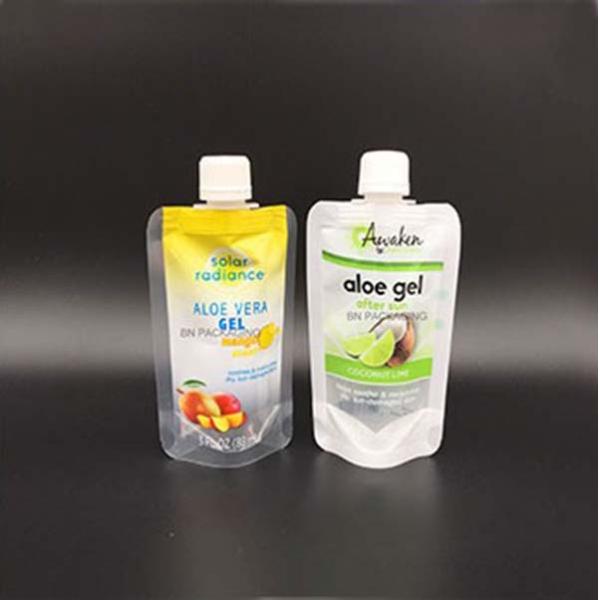 Frozen Drinks Printed 500ml Spout Pouch Packaging Doypack Pouch With Spout
