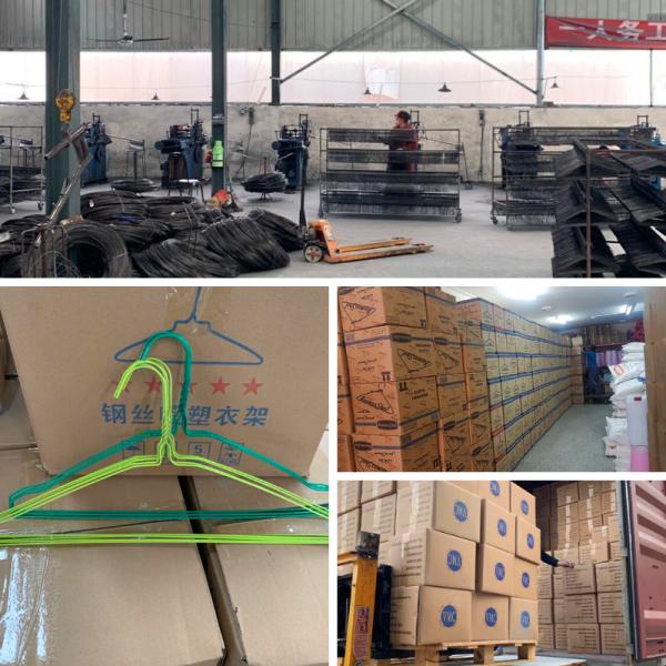 2.3mm Laundry White Wire Hangers Low Carbon Metal Material 500PCS Per Box
