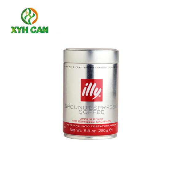 Coffee Tin Can with Metal Clip Airtight Lid Coffee Tin Box with Beautiful Design