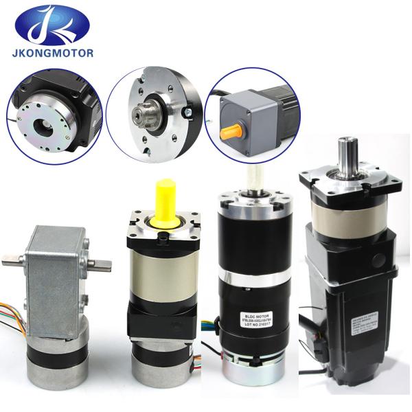Jkongmotor Worm Gear Brushless DC Motor 200w 400w 80mm BLDC Motor 24V 48V Nema23 34 Planetary Gearbox/ Brake/ Encoder