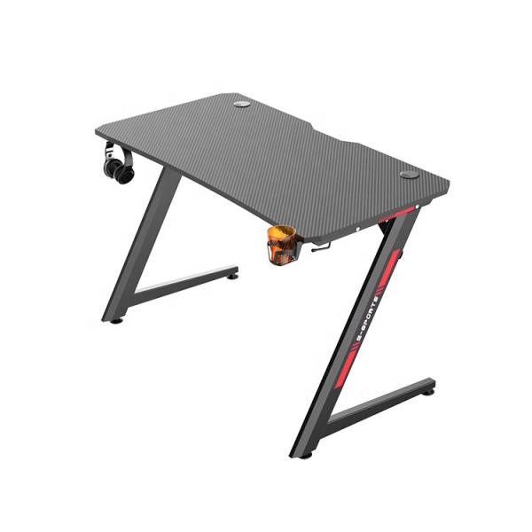 Z Gaming Desk Computer Table With Fighting Rgb Led Breathing Light For Home Workspace