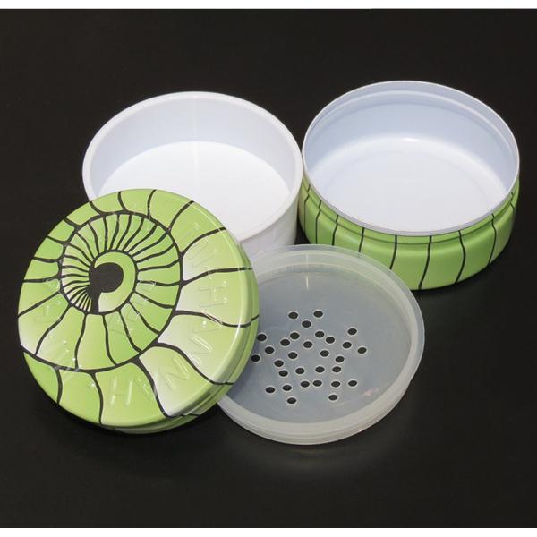 Fancy cosmetic Round Tin Box buteprate cream with plastic inner
