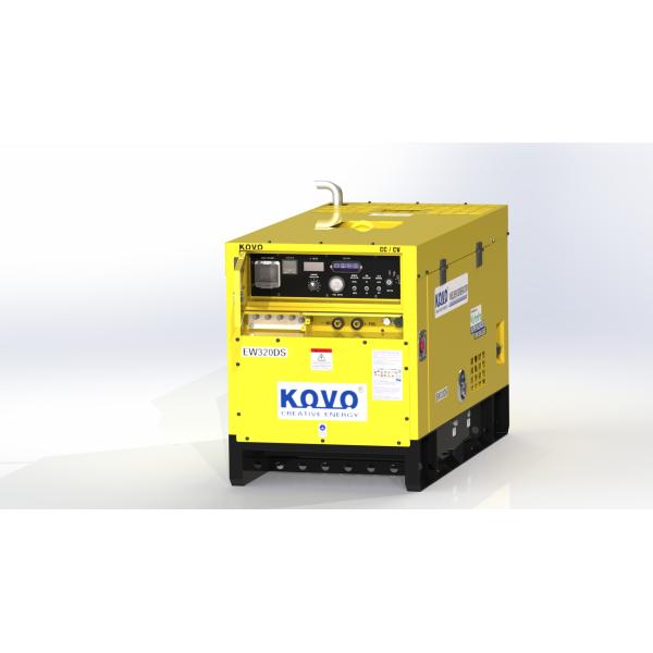 1500/1800rpm Brushless Kovo Diesel Welder Generator Ew500dst