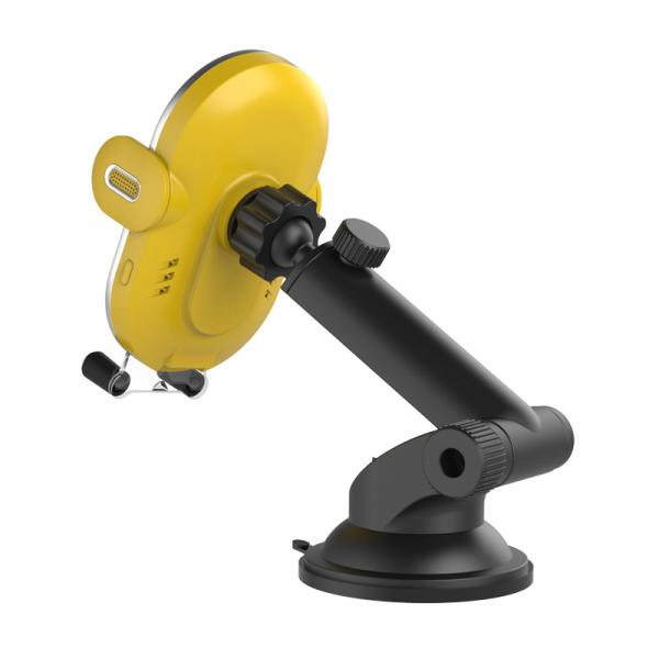 Custom 15W Qi Fast Charging Automatic Car Phone Holder Wireless Car Charger Mount
