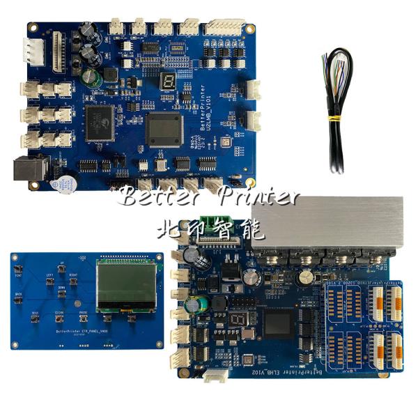 УФ-плоская принтерная плата I3200 Система управления одной головой Стеклянная подарочная коробка Кристальная рекламная печать логотипов