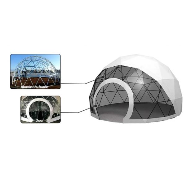 Ультрафиолетоустойчивый коммерческий купольный шатер огнеупорный иглу охладитель купол домашняя форма