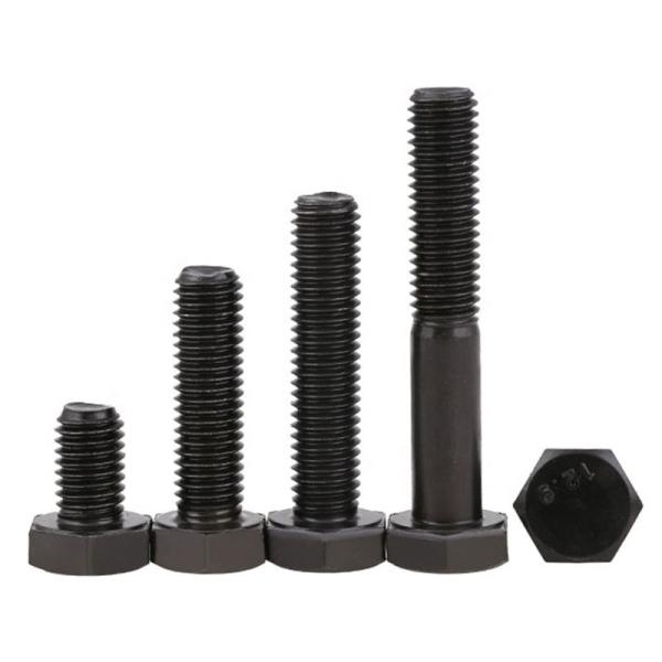 Comprimento 20mm-300mm H.D.G Grade 8.8 DIN 933 DIN 931 High Tensile Black Oxide Hex Head Bolts