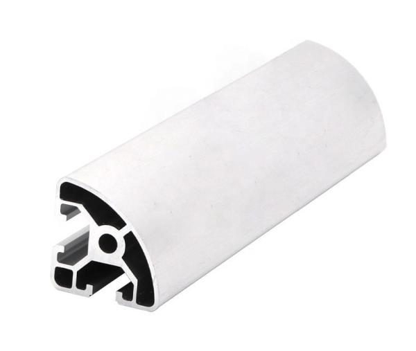 T Slot Triangle Half Round Anodized Mirror Aluminum Extruders Curtain Wall Edge Housing Profiles 4040 2020