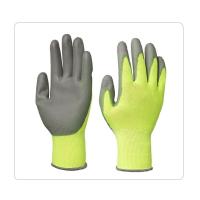 Revêtement salut Vis Polyester Liner Gloves de paume d'unité centrale de gris de machines de précision