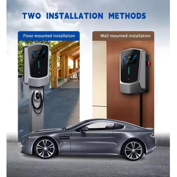 Nouvelles énergies électriques de type GB/T équipement de charge de voiture stations de charge de véhicules électriques AC 7kw chargeur EV pour véhicules
