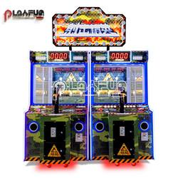 Brinquedos quentes operação moeda parque de diversões para crianças tiro mestre um jogo de simulação arcade laser 2 jogadores