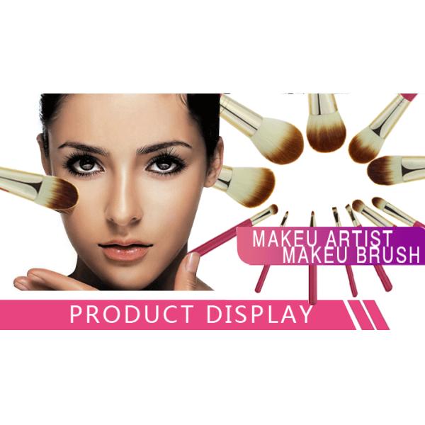 Full Foundation Kits Professional Makeup t Kits 13 Pcs Nylon Hair Wooden Handle