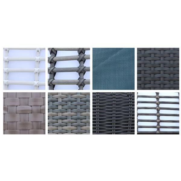 Leisure Patio Dining Table And Woven Rattan Chair Set Outdoor Furniture For Garden Hotel Villa Bal