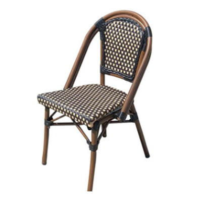 Outdoor Patio Furniture French Style Rattan Chair Paris Cafe Parisian Bistro Chairs