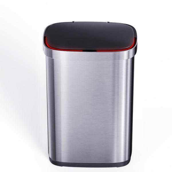 Home Stainless Steel Garbage Bin with Automatic Sensor and Batteries Required Customized Smart Trash Bin