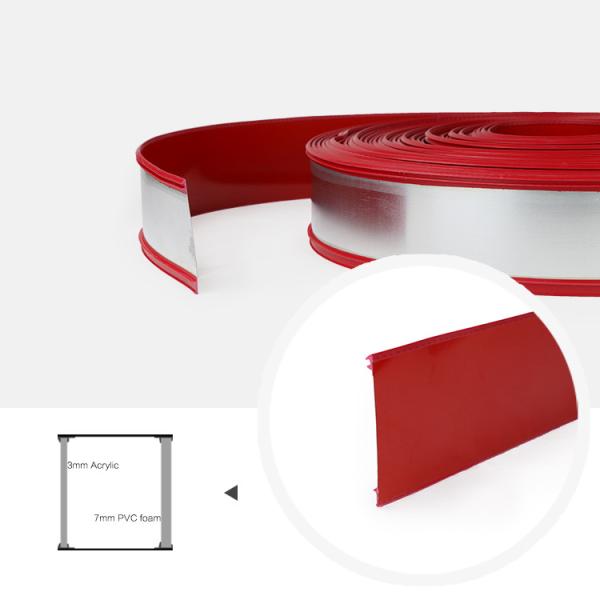 F Shape Flexible Color Steel Metal Trim Cap  Channel Letter Materials