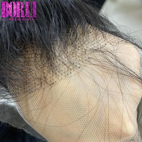 13*6 Unprocessed Baby Hair Body Wave Lace Frontal With Hair Bundles For Black Women