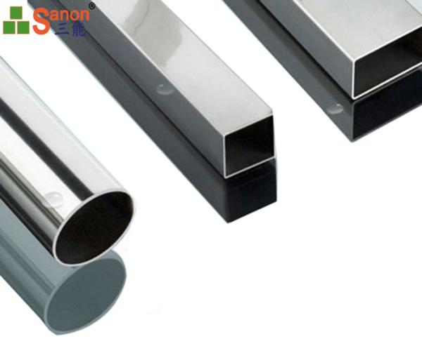tubo 304 316 201 soldado de aço inoxidável que constrói a categoria superior decorativa