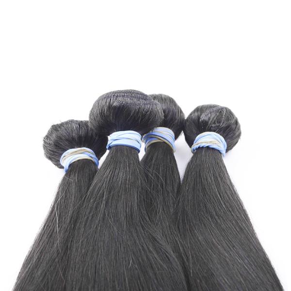 Natural Color Brazilian Virgin Human Hair Silky Straight Dyed Bleached