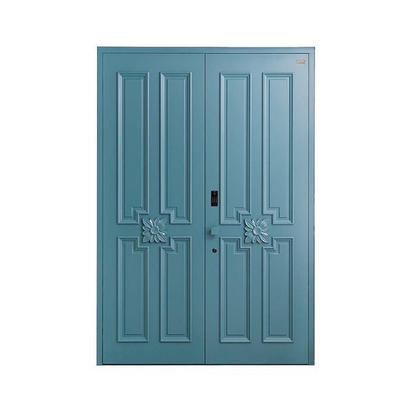 Anti Theft Custom Steel Security Doors Soundproof Security Entrance Door Doorbell Optional