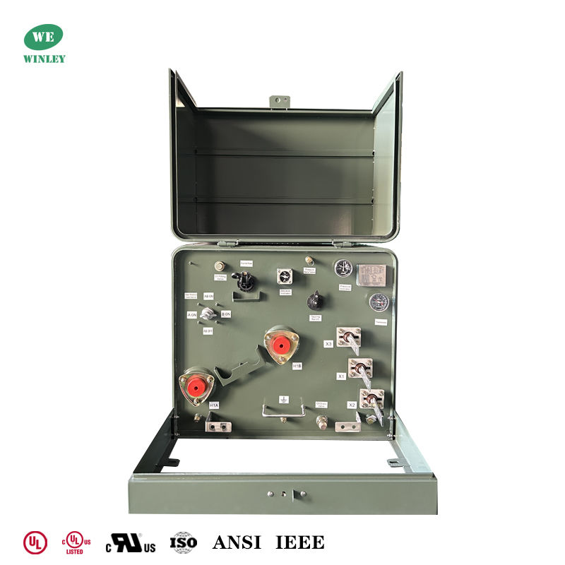 167kVA Single Phase 304L Stainless Steel Pad Mounted Transformer for 12.47kV Distribution