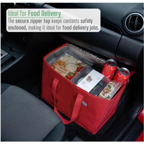 Nonwoven Thermal Insulated Grocery Bag Cooler Personalized Printing for Food Fruit Storage