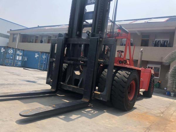                  Used Forklidt Kalmar 45 Ton Lifter, Manual Work Truck Kalmar Dcd450 Heavy Truck Forklift with Diesel Engine for Sale             