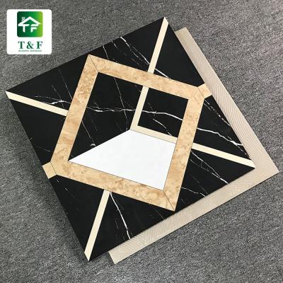 Mix color Glazed Ceramic Tile Flooring Glossy finish 10mm Thickness