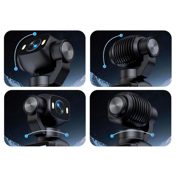 LK033 4K Handheld Action Camera Ultra HD With Tripod Stand Vlog Camera